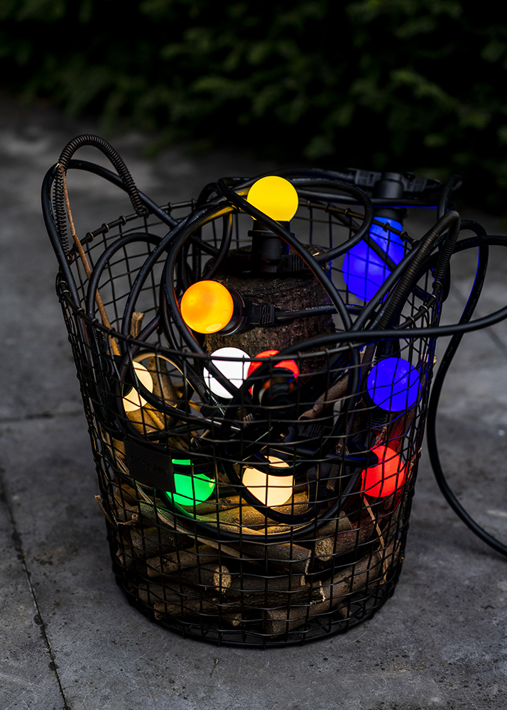 Miniatuur van Bailey lichtsnoer 25 fittingen E27 2x1,5 mm2 25 meter IP44 - zwart (142610)