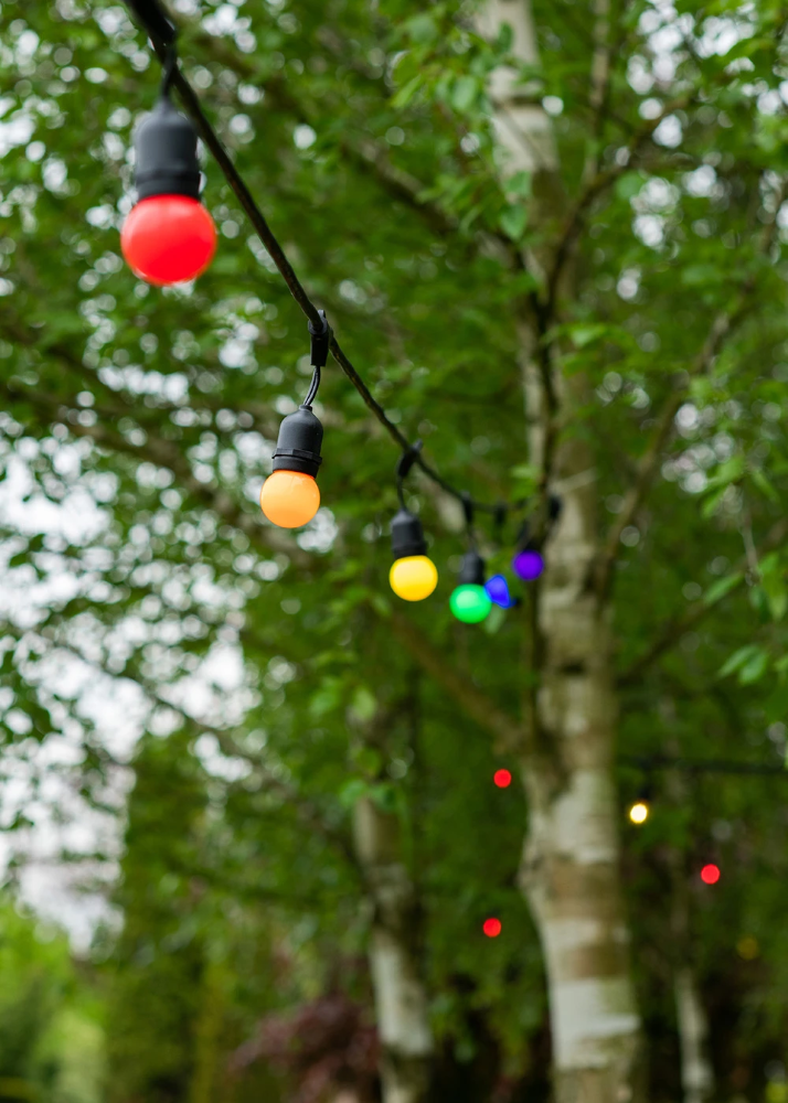 Miniatuur van Bailey lichtsnoer 15 fittingen E27 hangend 2x1,5 mm2 15 meter IP44 - zwart (143417)