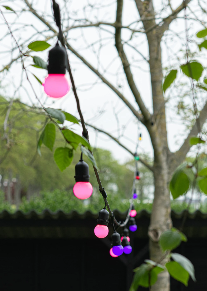 Miniatuur van Bailey lichtsnoer 15 fittingen E27 hangend 2x1,5 mm2 15 meter IP44 - zwart (143417)