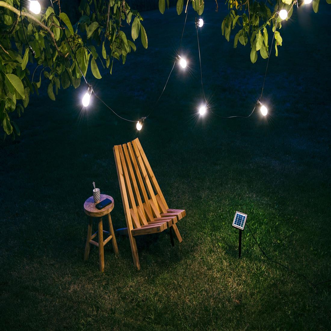 Miniatuur van Bailey solar lichtsnoer 10 lampen 8,2 meter IP44 - zwart (145439)