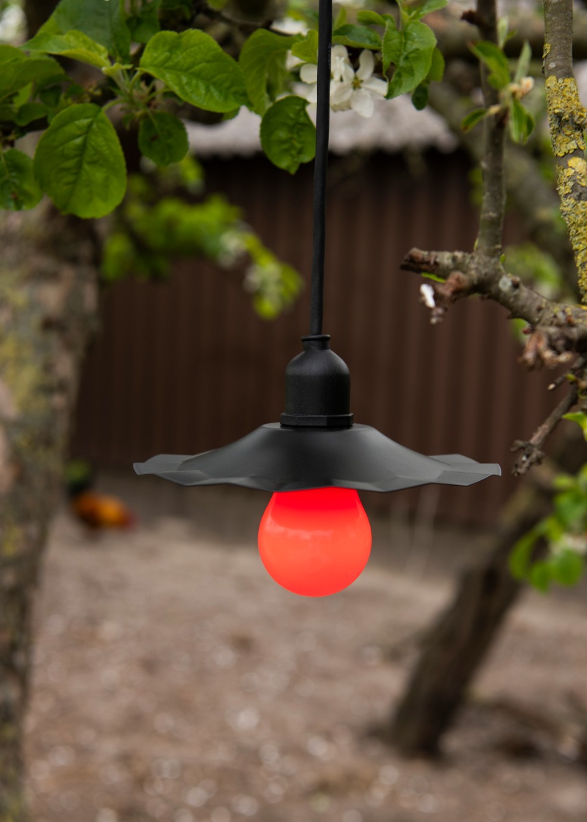 Miniatuur van Bailey hanglamp E27 2x1 mm2 5 meter IP44 - zwart (143002)