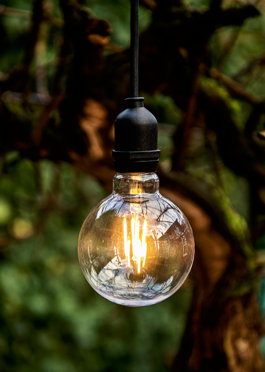 Miniatuur van Bailey hanglamp E27 2x1 mm2 3 meter IP44 - zwart (143003)