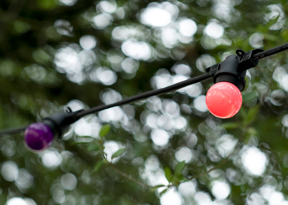 Miniatuur van Bailey LED kogel E27 roze 1W 30lm IP44 (143328)