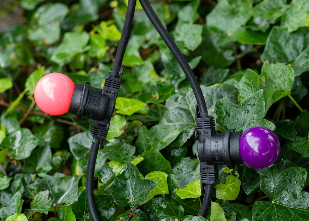 Miniatuur van Bailey LED kogel E27 roze 1W 30lm IP44 (143328)