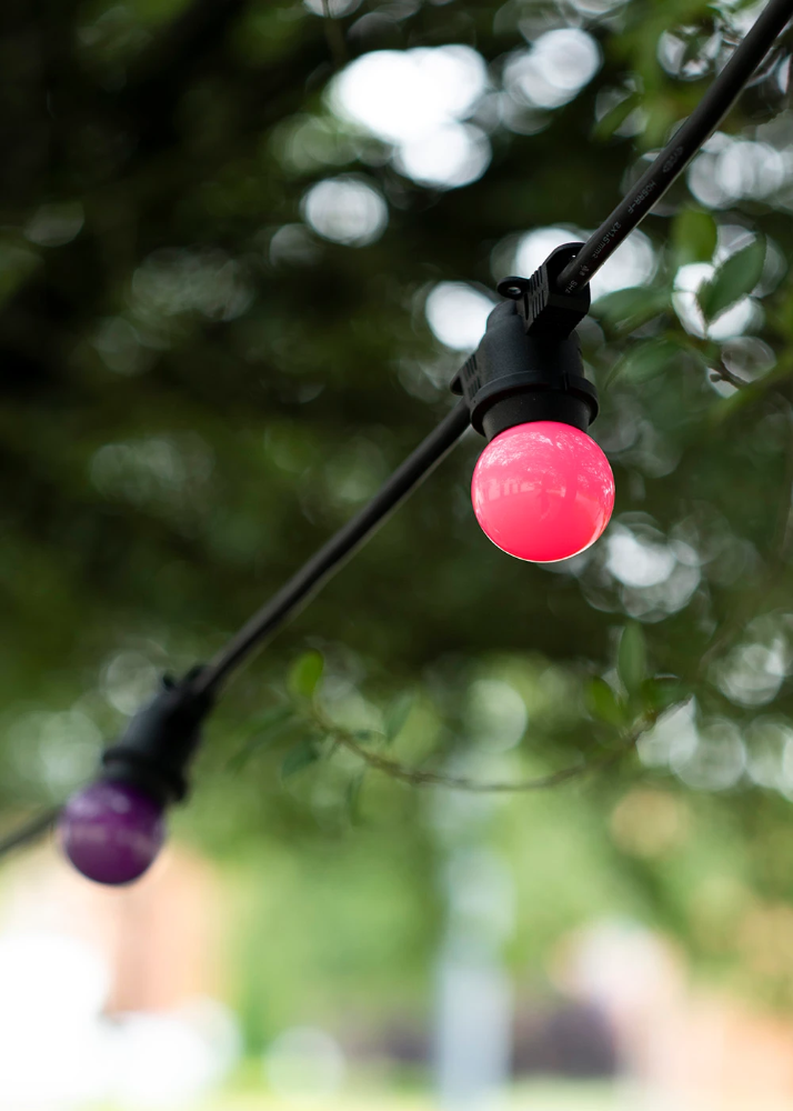 Miniatuur van Bailey LED kogel E27 roze 1W 30lm IP44 (143328)