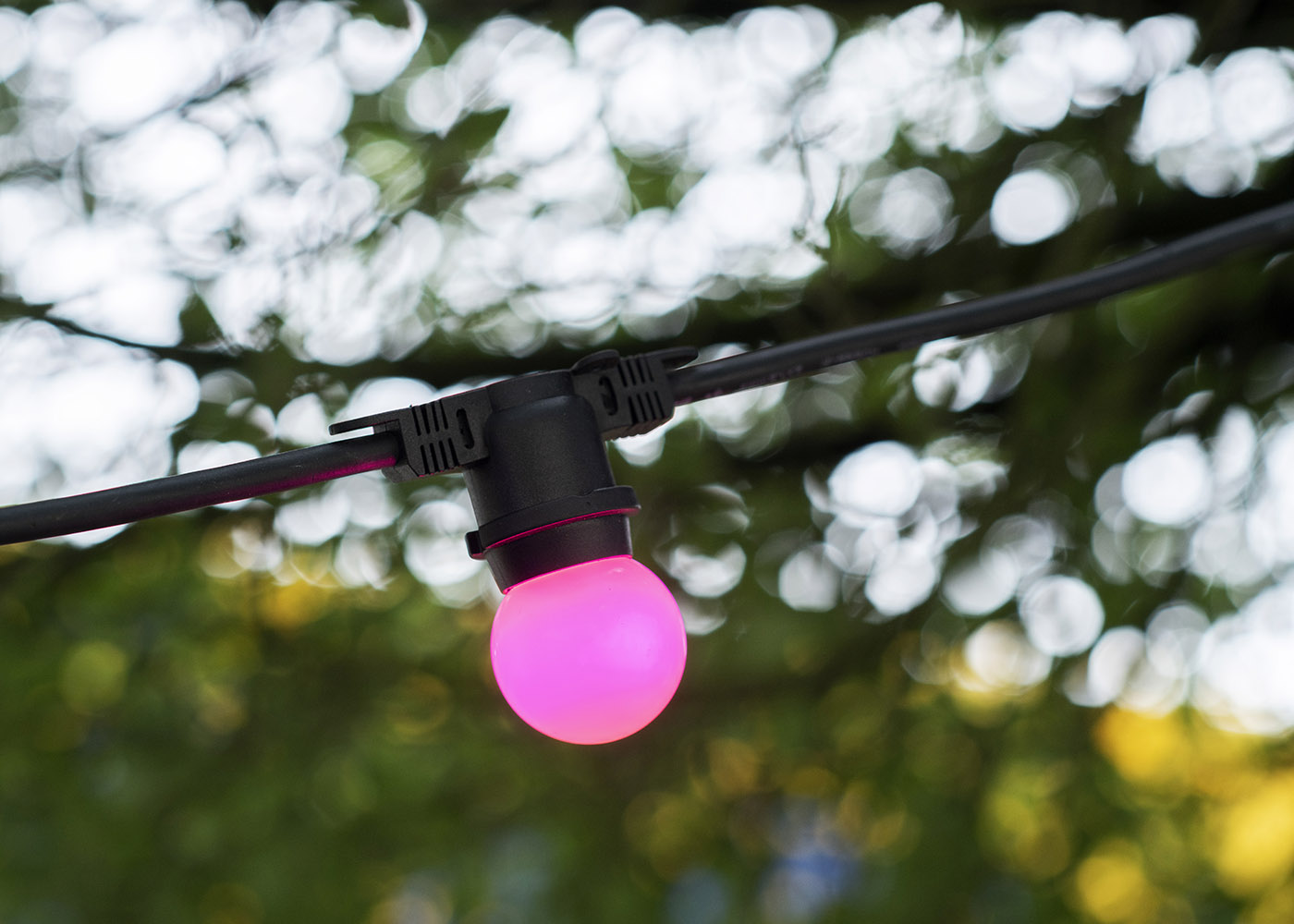 Miniatuur van Bailey LED kogel E27 roze 1W 30lm IP44 (143328)