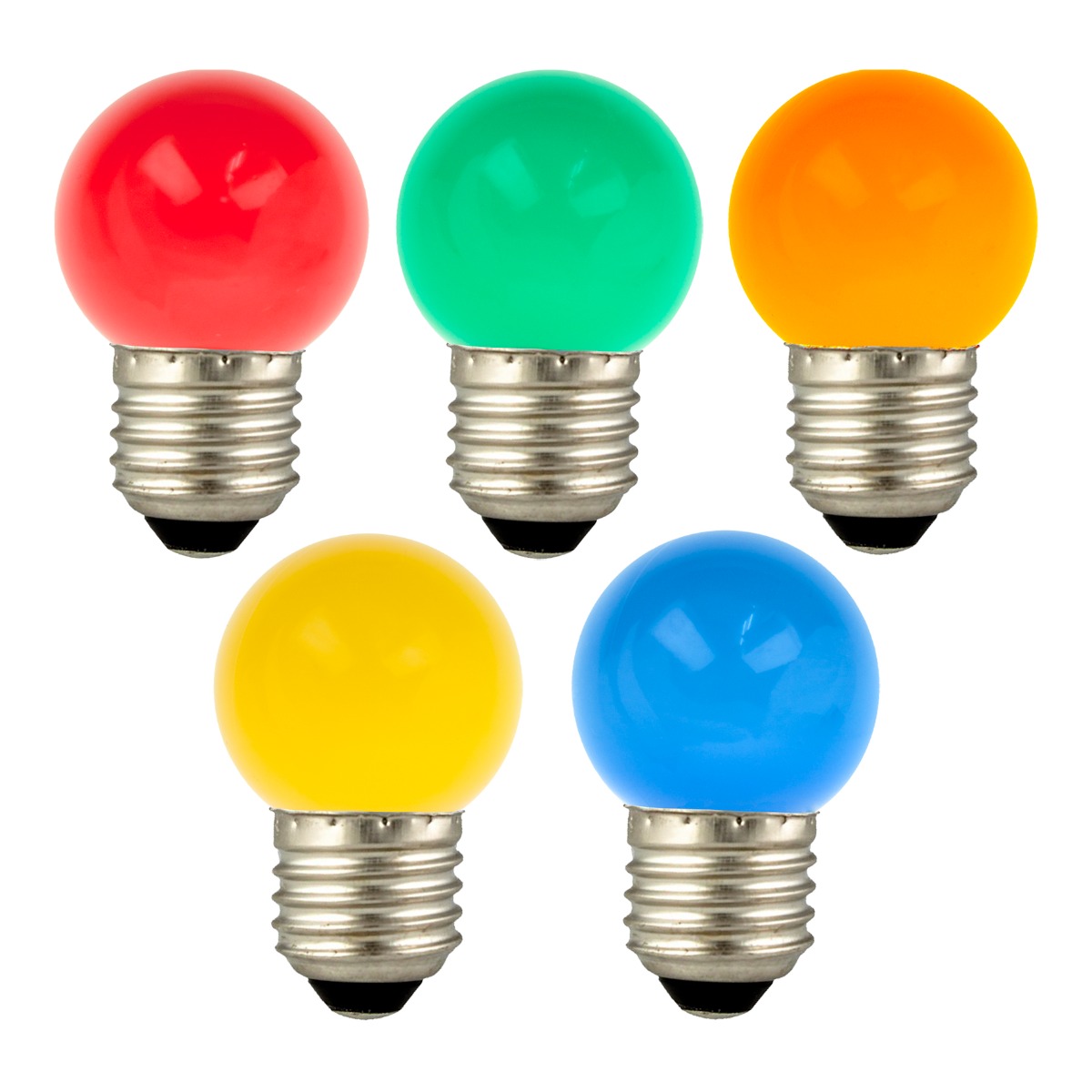 Miniatuur van Bailey LED kogel E27 multicolor 1W IP44 multi-colour 5 stuks (143753)