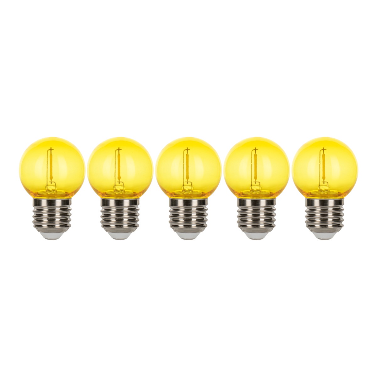 Miniatuur van Bailey LED kogel E27 geel 0,6W 35lm IP44 ecopack (143039)