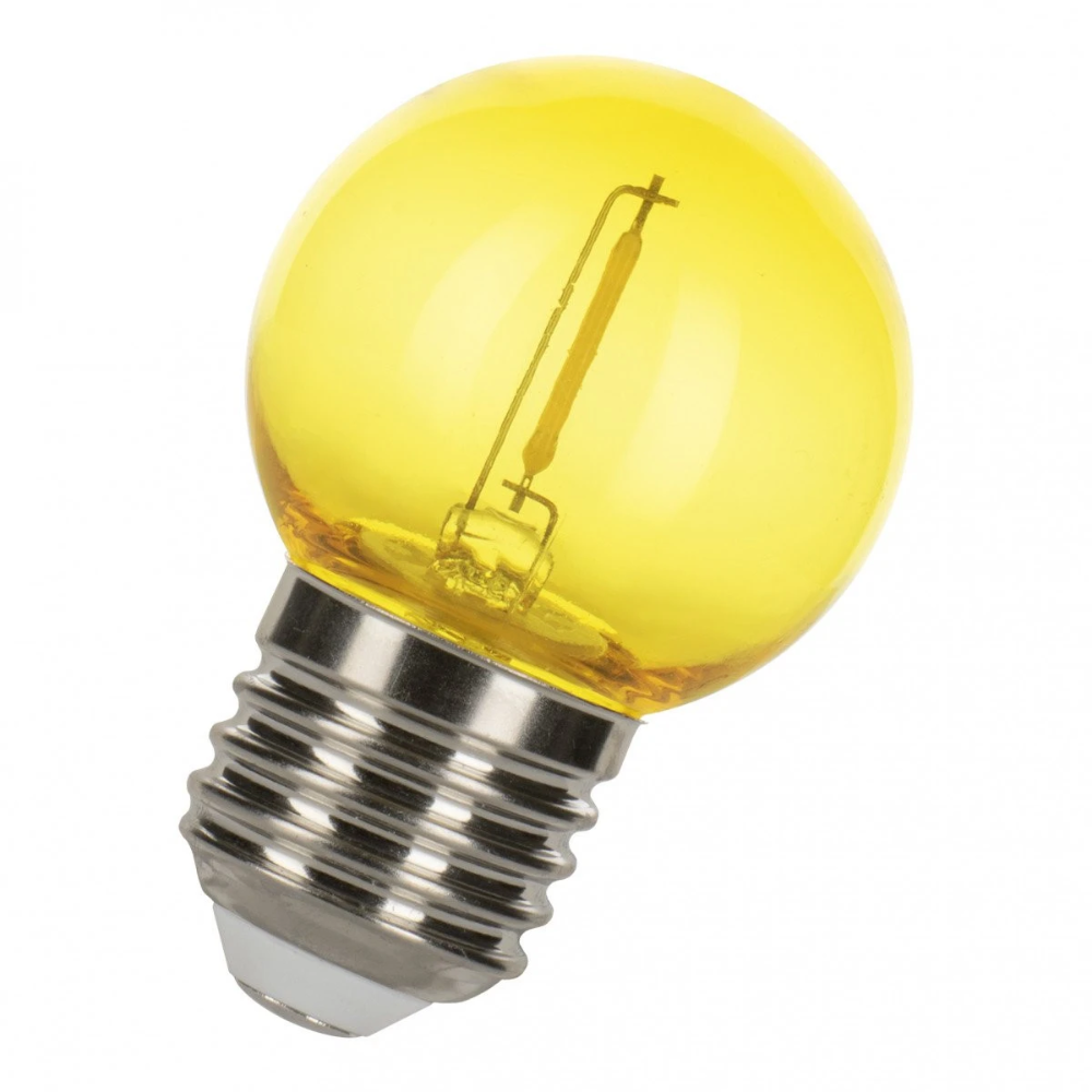 Miniatuur van Bailey LED kogel E27 geel 0,6W 35lm IP44 ecopack (143039)