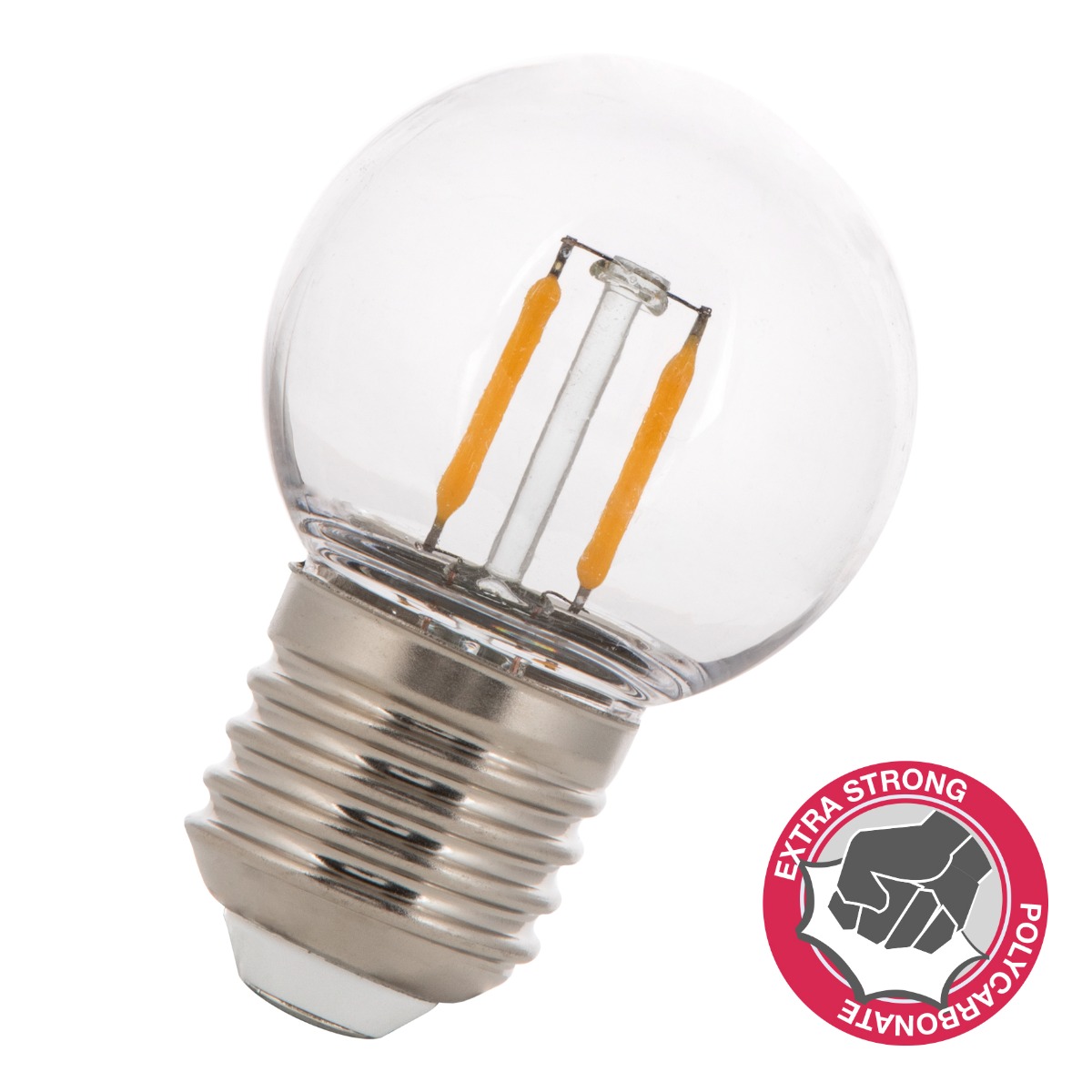 Miniatuur van Bailey LED filament helder kogel E27 2700K 2W 180lm IP44 (141886)