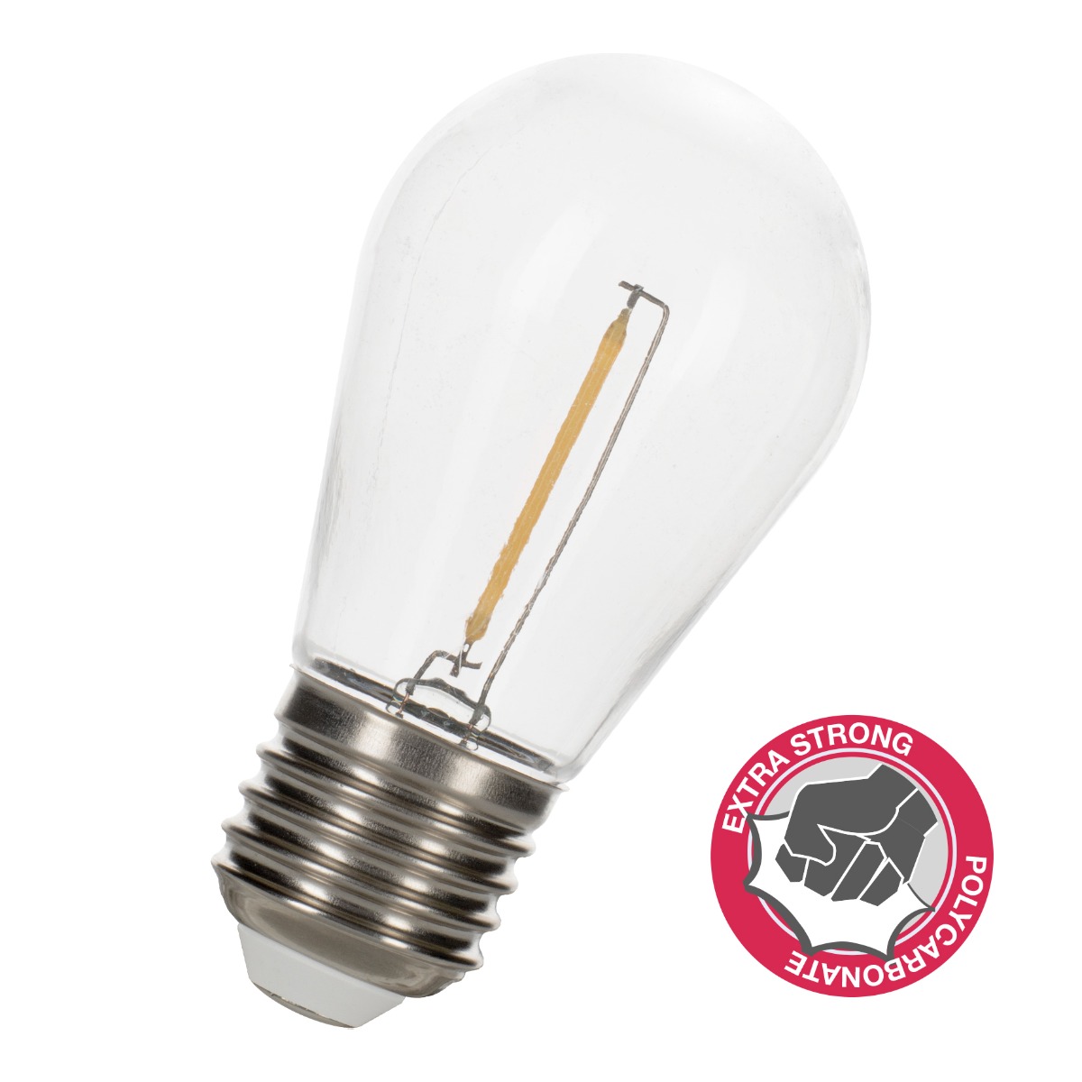 Miniatuur van Bailey LED filament helder peer E27 2700K 1W 90lm IP44 (142755)
