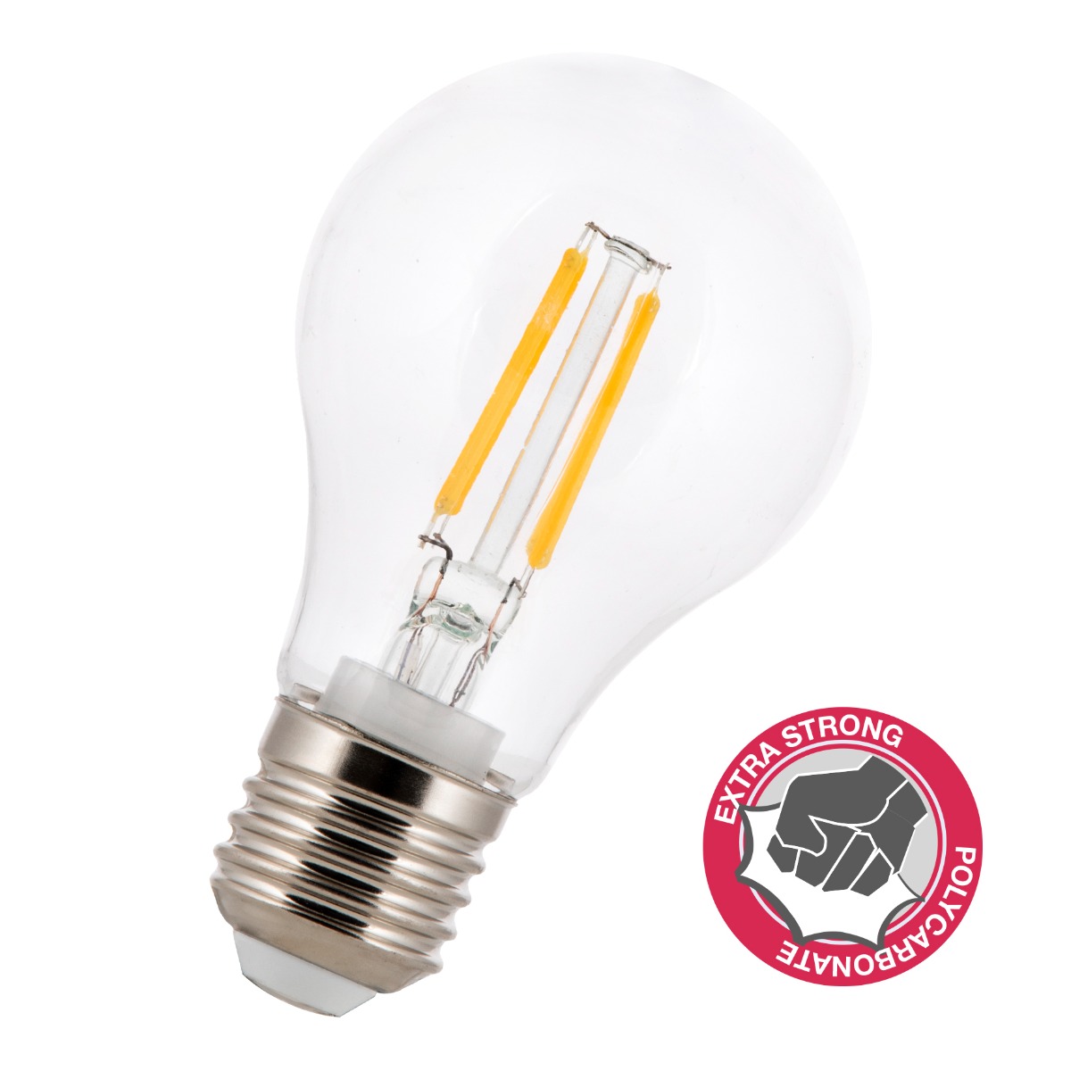 Miniatuur van Bailey LED filament helder peer E27 2700K 4W 450lm IP44 (141887)