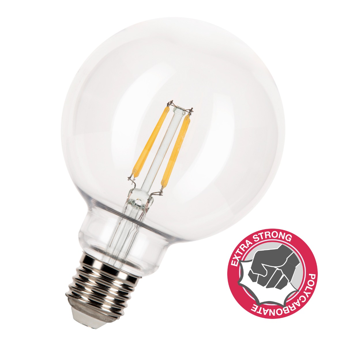 Miniatuur van Bailey LED filament helder globe E27 2700K 4W 450lm IP44 (142756)
