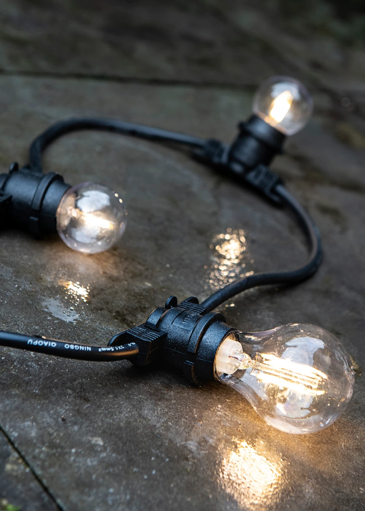 Miniatuur van Bailey LED filament helder kogel E27 2700K 1W 80lm IP44 ecopack per 5 (144945)