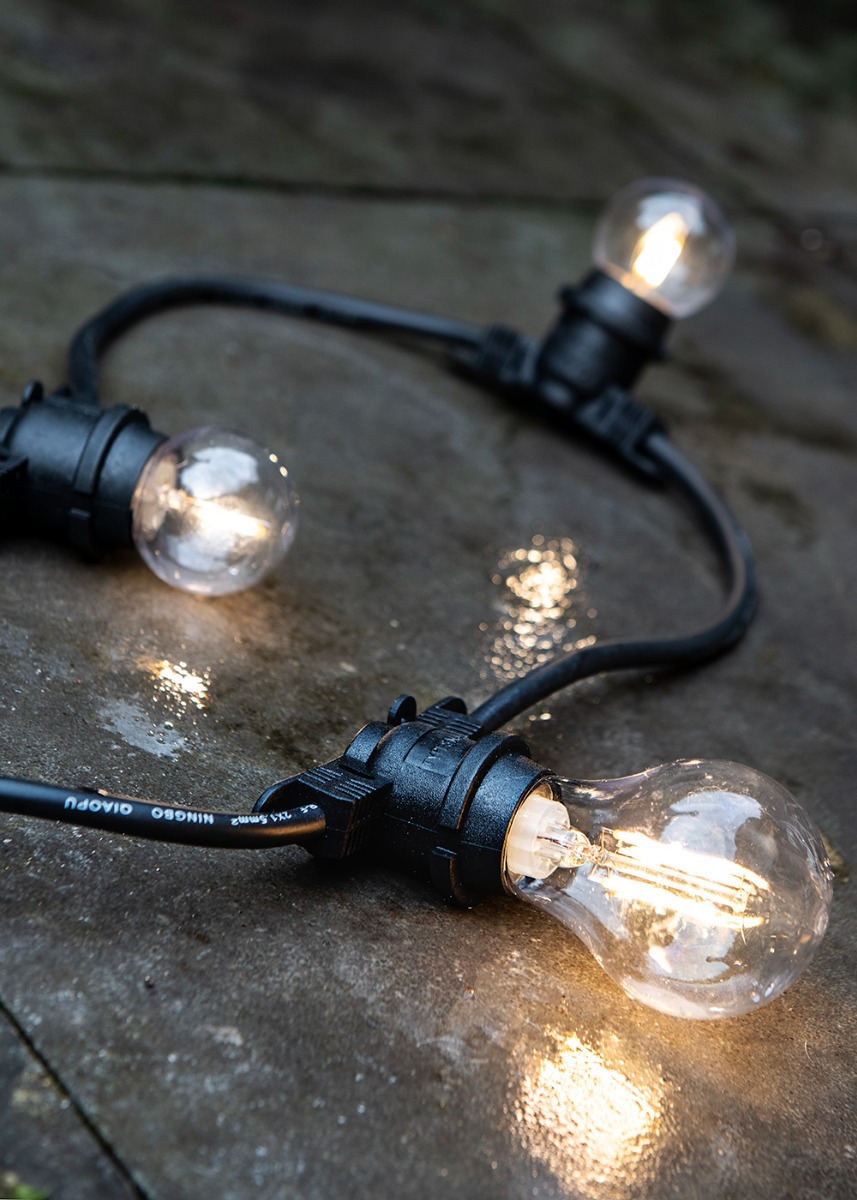 Miniatuur van Bailey LED filament helder kogel E27 2700K 2W 180lm IP44 ecopack per 5 (144082)