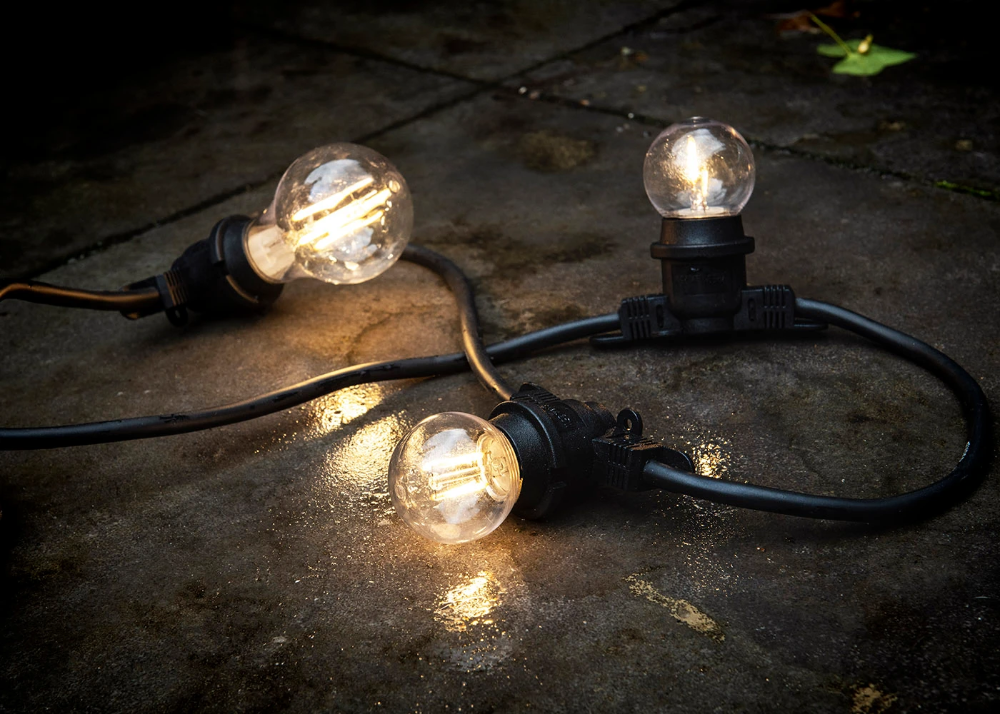 Miniatuur van Bailey LED filament helder kogel E27 2700K 2W 180lm IP44 ecopack per 5 (144082)