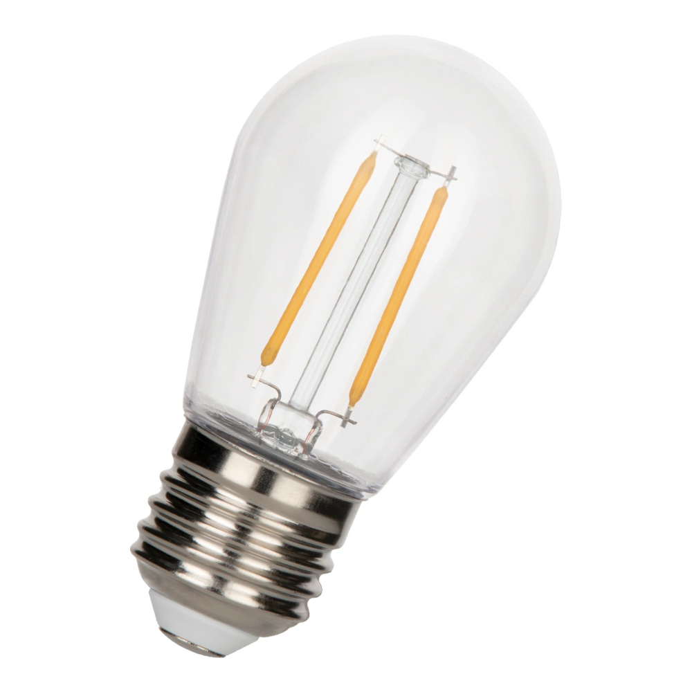 Miniatuur van Bailey LED filament helder peer E27 2700K 2W 200lm IP44 ecopack per 5 (144946)