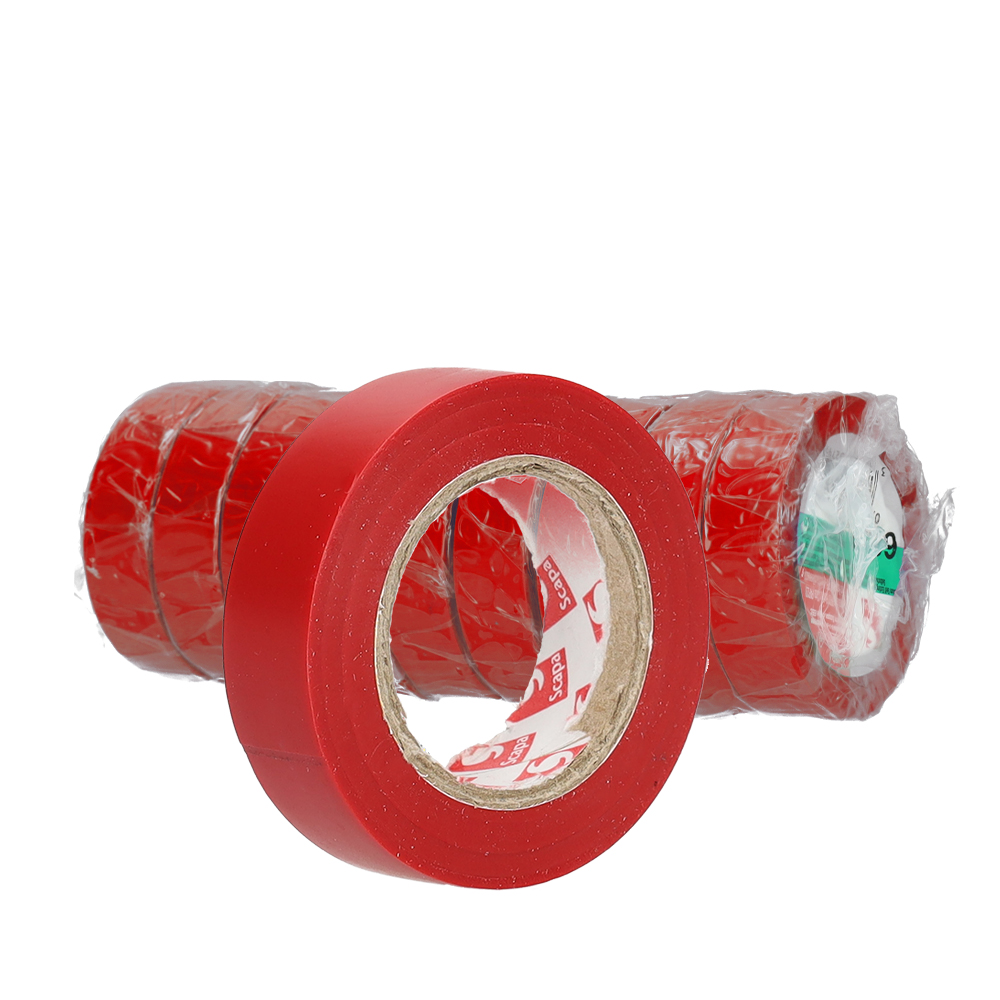 Miniatuur van Scapa isolatietape 15mm x 10 meter rood per 10 rollen (CT070204)