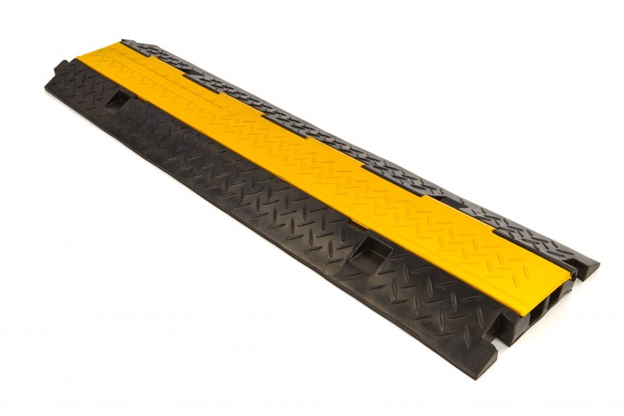 Miniatuur van HBM kabeldrempel 100cm met scharnierbaar deksel en 2 kanalen (7840)