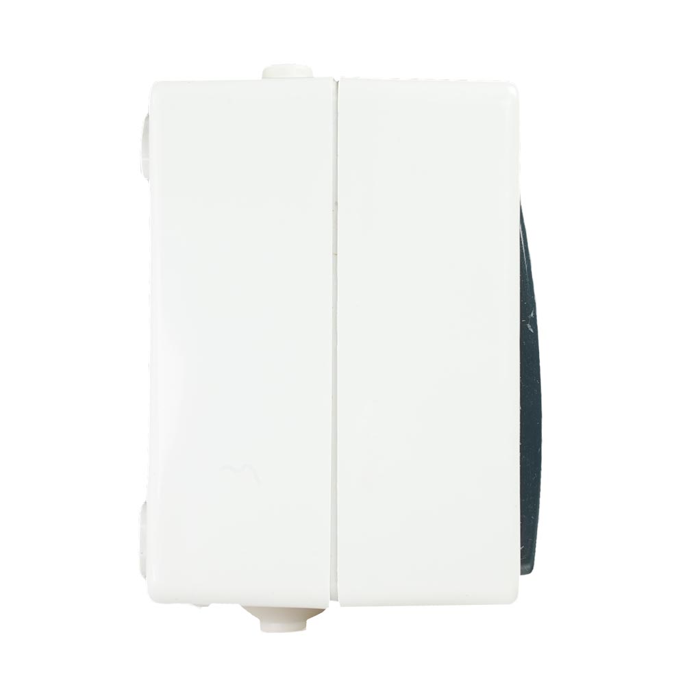 Miniatuur van Aquadro schakelaar 2-polig 10A IP44 - grijs (4088110)