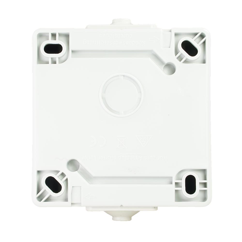 Miniatuur van Aquadro schakelaar 2-polig 10A IP44 - grijs (4088110)