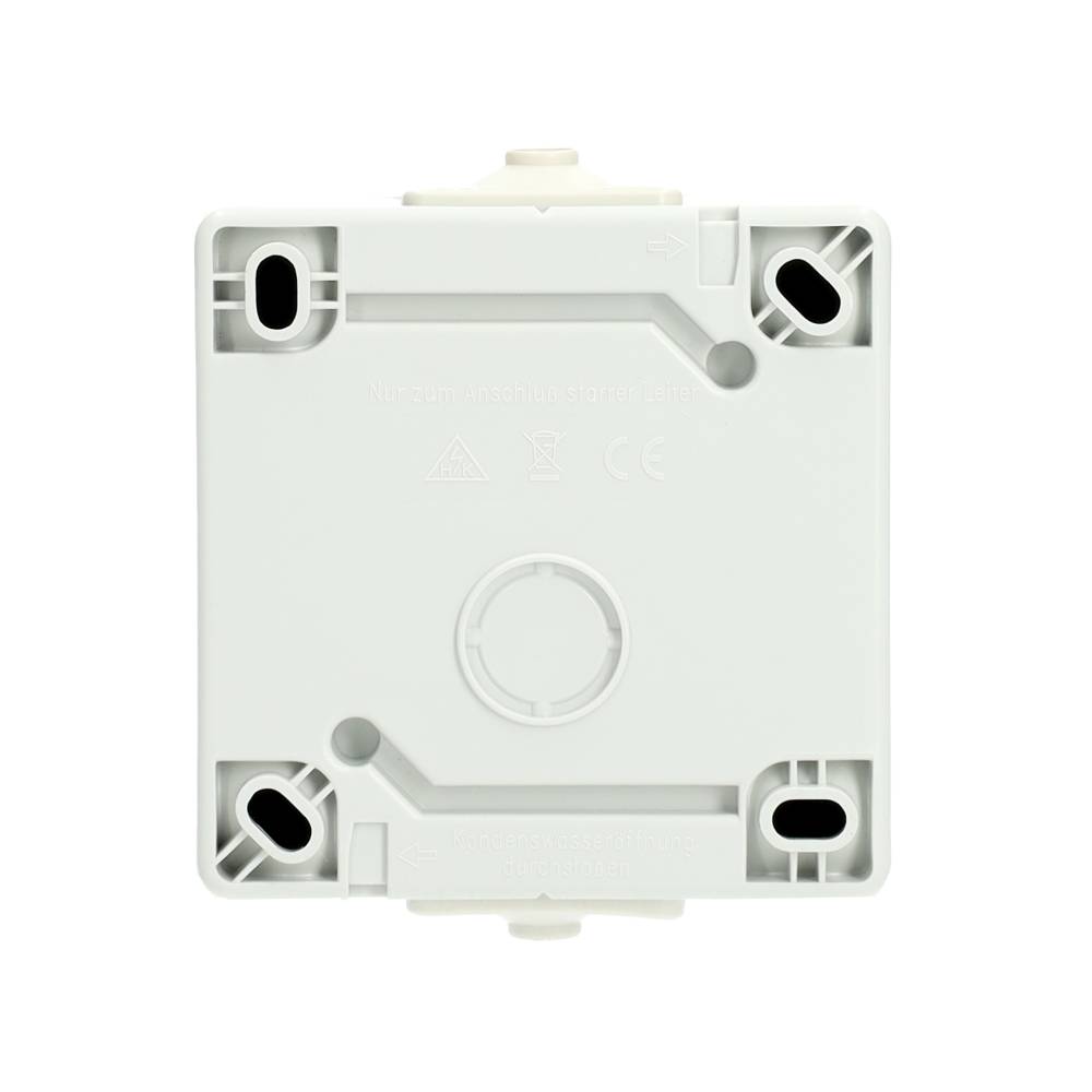 Miniatuur van EMhub Aquadro stopcontact 1-voudig met penaarde en shutter spatwaterdicht IP44 - grijs (4088118)