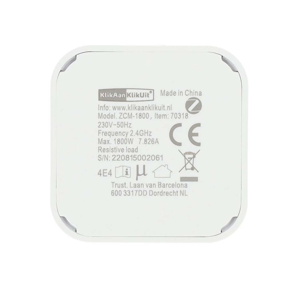 Miniatuur van KLIKAANKLIKUIT slimme inbouwschakelaar - ZCM-1800 ZIGB (70318)