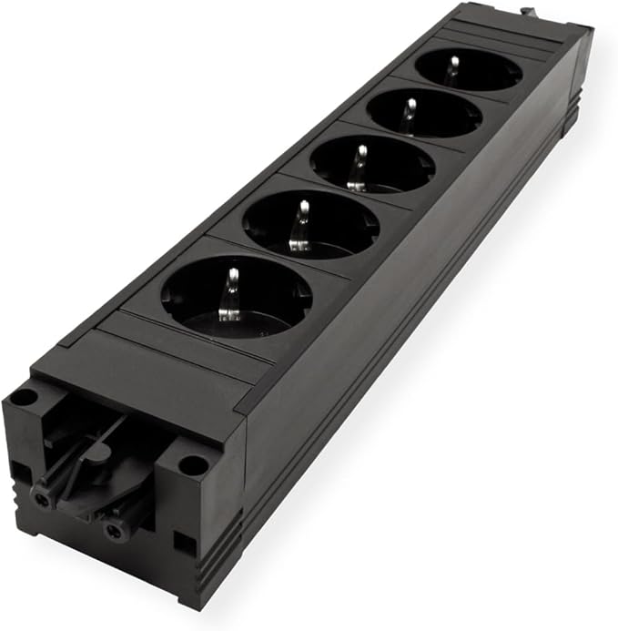 Miniatuur van Bachmann contactblok Step Base 5-voudige stekkerdoos Wieland GST ingang uitgang - zwart (906.18821)