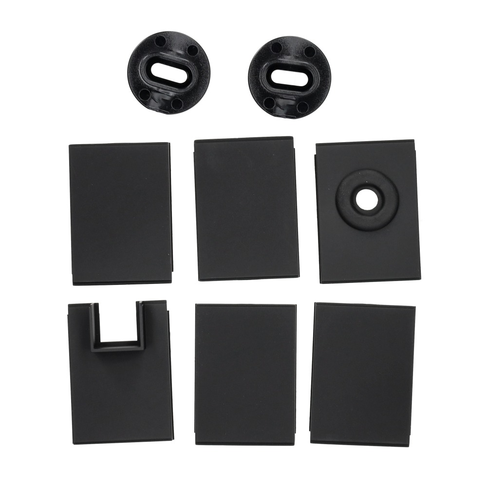 Miniatuur van Gira opbouwbehuizing, compleet met afdekplaat en adapter K/P25 2-voudig zwart (106209)
