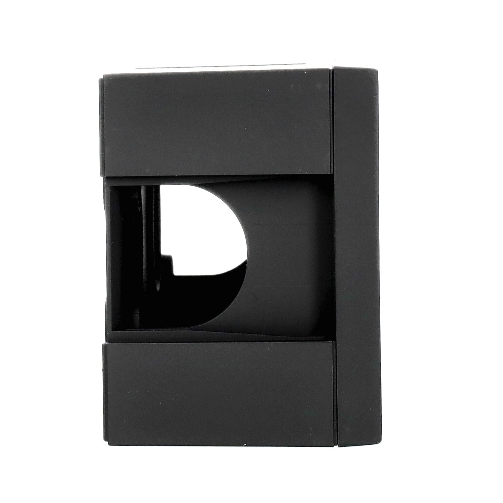 Miniatuur van Gira opbouwbehuizing, compleet met afdekplaat en adapter K/P25 2-voudig zwart (106209)