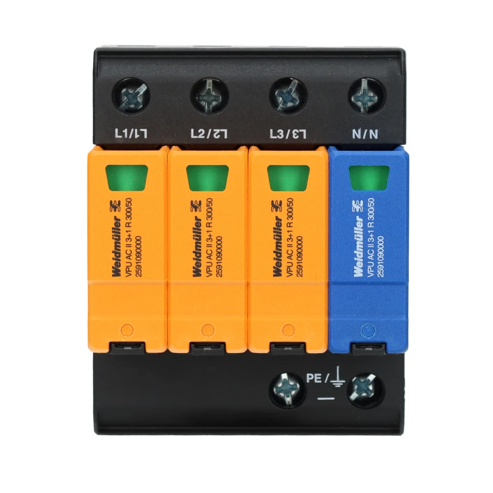 Miniatuur van Hager overspanningsbeveiliging type 2 VPU AC II 3+1 R 300/50 (2591090000)