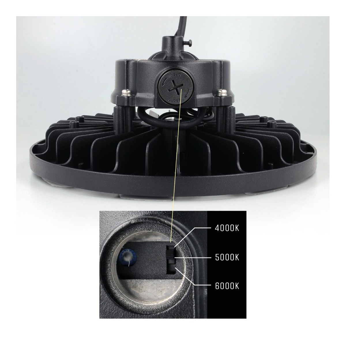 Miniatuur van Yphix LED high bay Premium line 100W 18.000lm CCT IP65 (50820100)