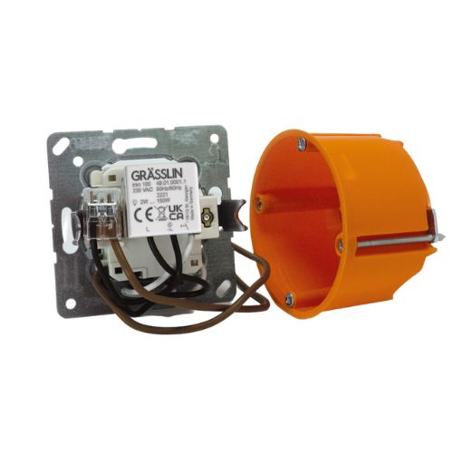 Miniatuur van Grässlin trim Inbouwdimmer voor gloei-/halogeen en LED-Lampen (G49.01.0001.1)