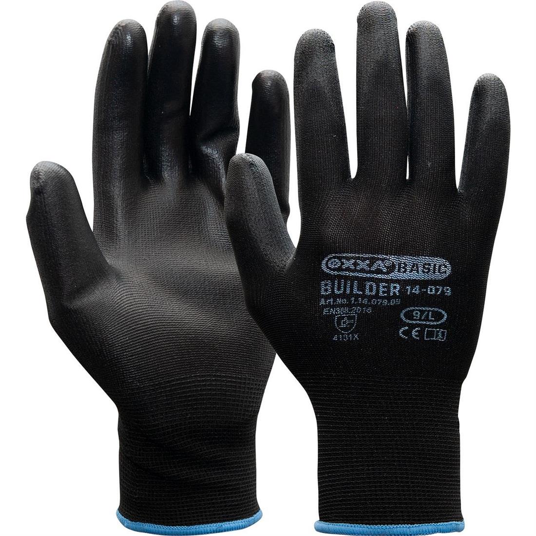 Miniatuur van OXXA Builder 14-079 handschoen latex met PU coating - maat 10 (1.14.079.10)