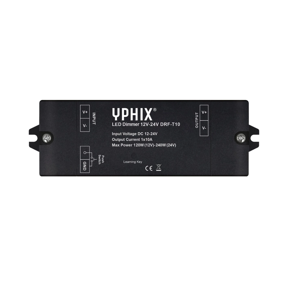 Miniatuur van Yphix LED dimmer DRF-T10 12-24V 10A with RF remote (50208503)