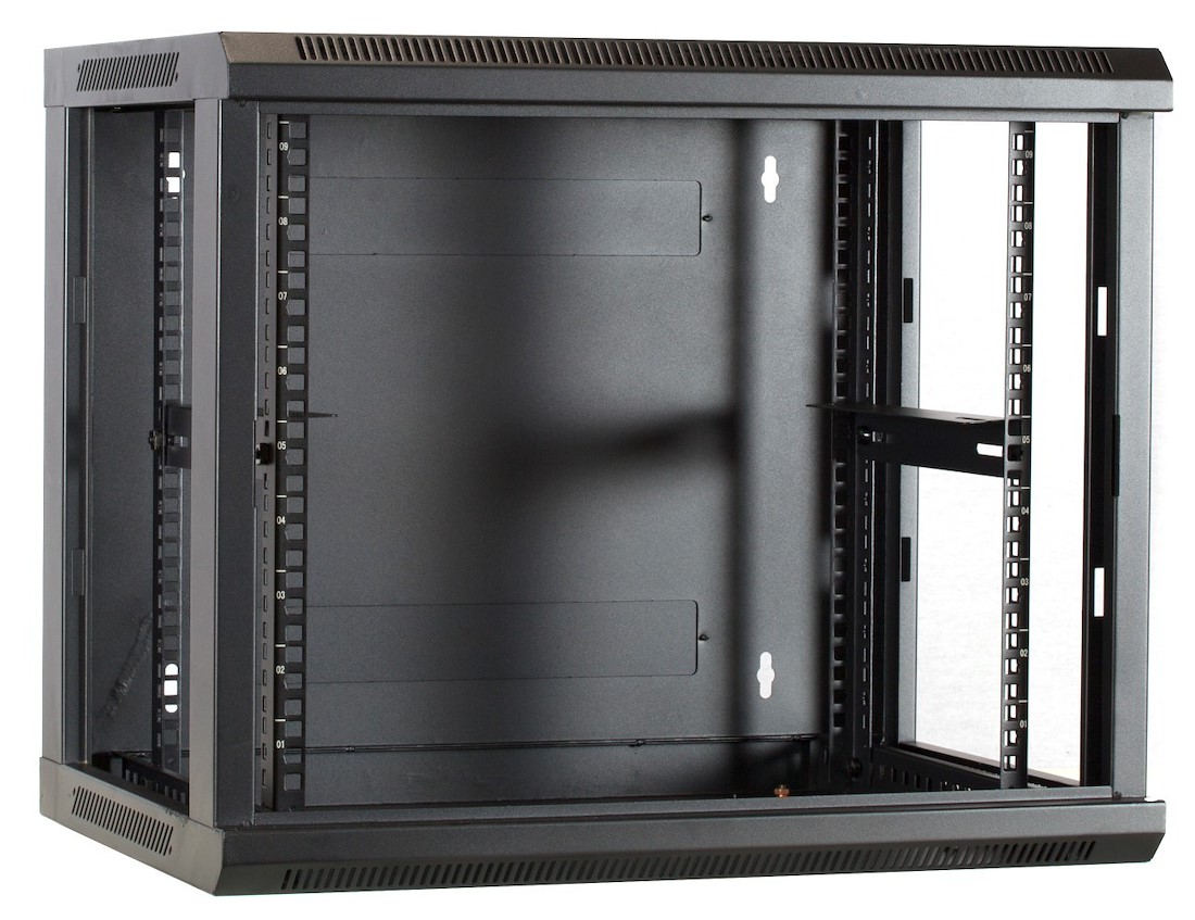 Miniatuur van 9U Wandkast met glazen deur 600x450x500mm (DS6409)