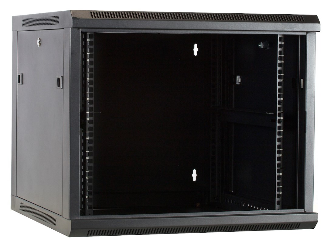 Miniatuur van 9U Wandkast met glazen deur 600x600x500mm (DS6609)