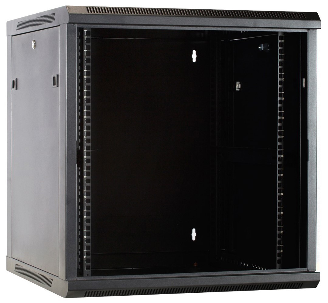 Miniatuur van 12U Wandkast met glazen deur 600x600x635mm (DS6612)
