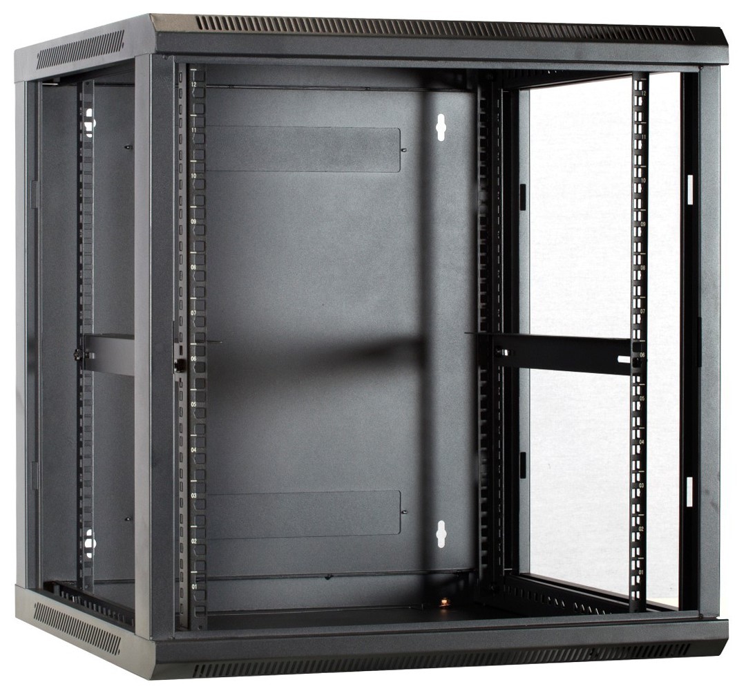 Miniatuur van 12U Wandkast met glazen deur 600x600x635mm (DS6612)