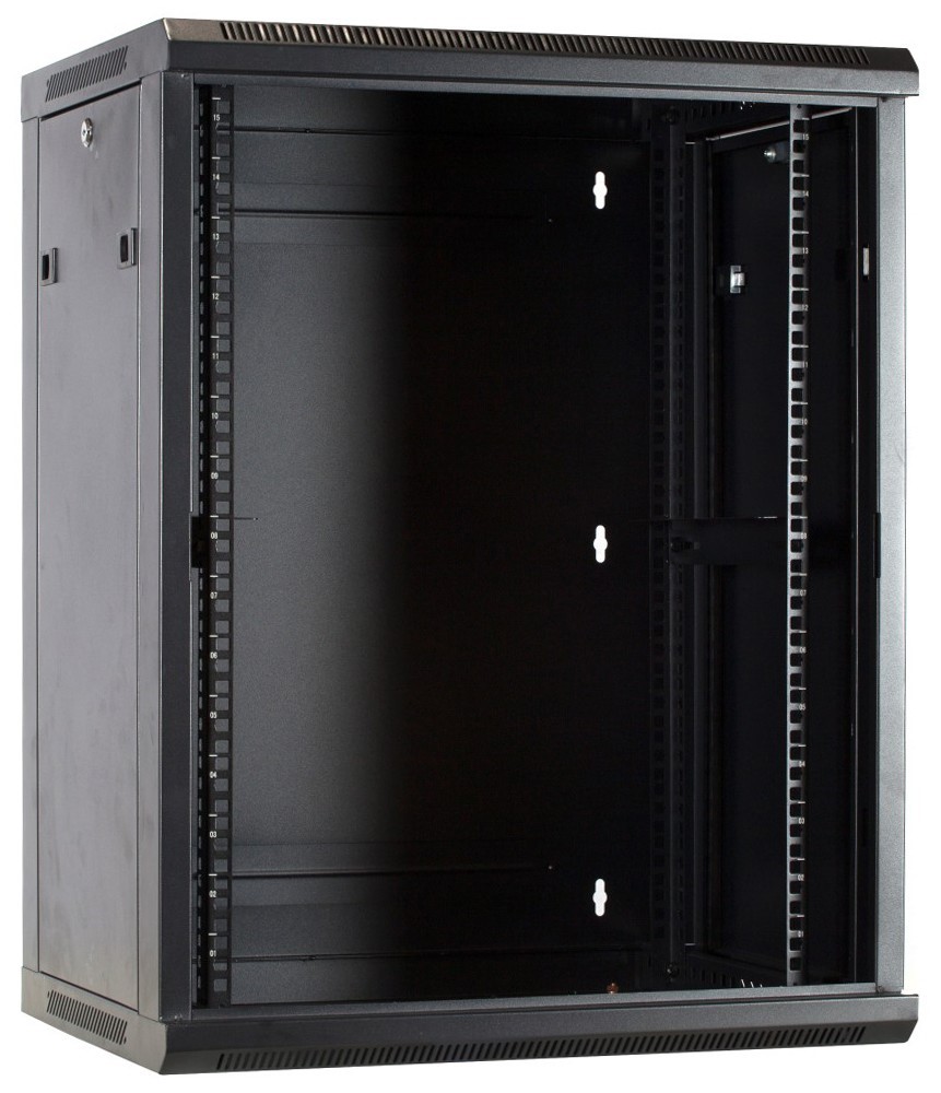 Miniatuur van 15U Wandkast met glazen deur 600x600x770mm (DS6615)