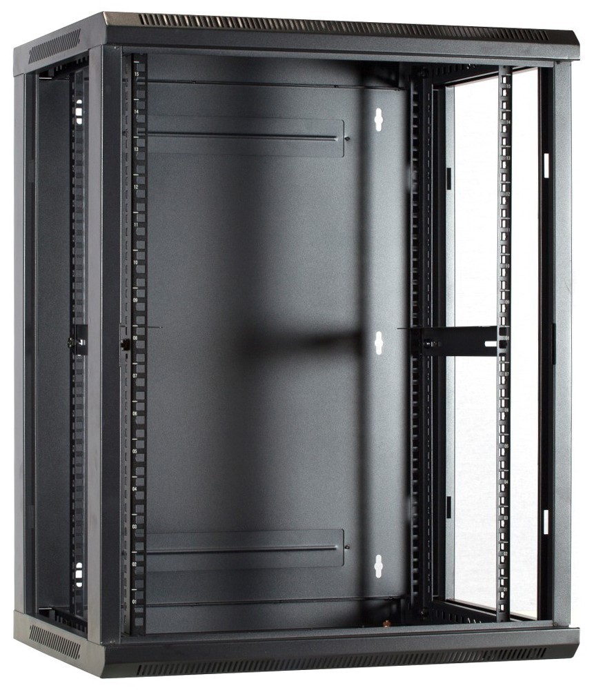 Miniatuur van 15U Wandkast met glazen deur 600x600x770mm (DS6615)