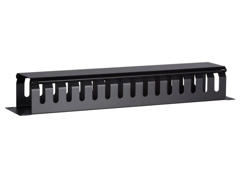 Miniatuur van Metalen kabelgoot/houder met schuifbare bedekking plaat voor 19 inch patchkast - 2U (DS-1902-2U)