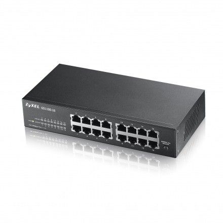 Miniatuur van Zyxel unmanaged netwerk switch 16-poorts 10-1000 Mbps (VA-GS-1100-16)