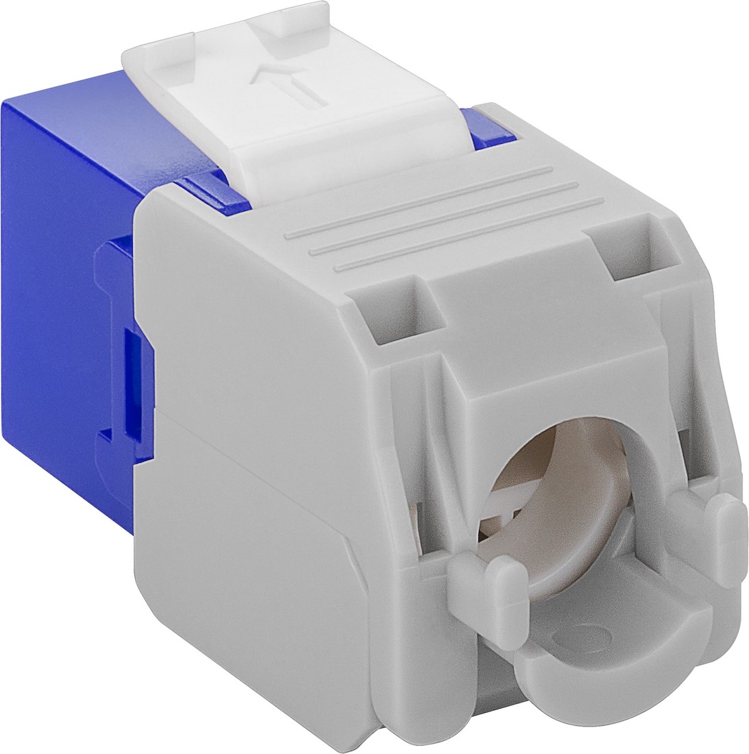 Miniatuur van CAT6a UTP Keystone Connector - Toolless - Blauw (DS-KC-UTP6A-TL-4)