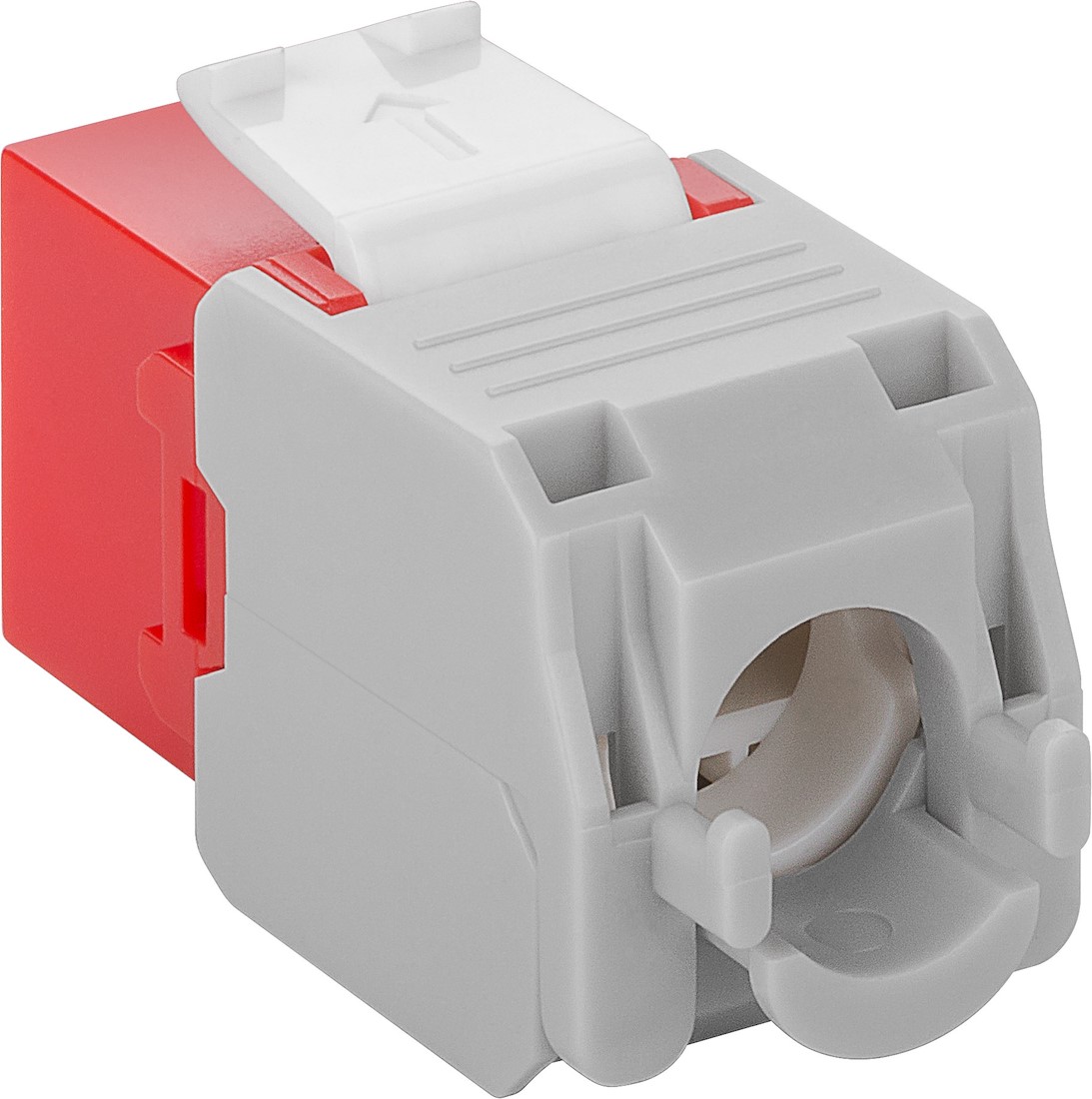 Miniatuur van CAT6a UTP Keystone Connector - Toolless - Rood (DS-KC-UTP6A-TL-5)