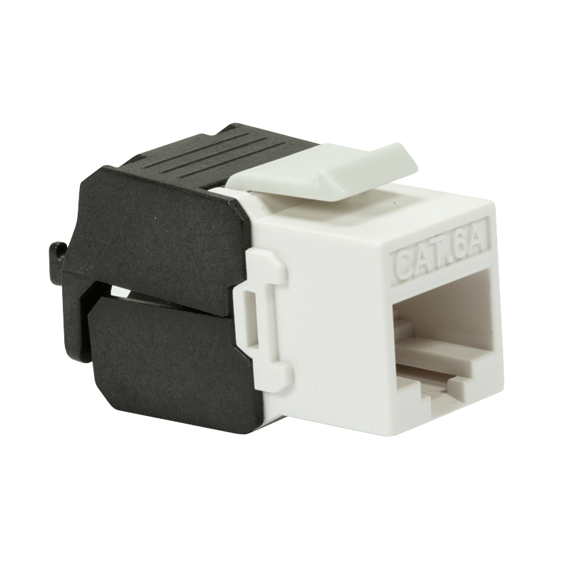 Miniatuur van CAT6a UTP Keystone Connector - Toolless - Zwart/Wit (DS-KC-UTP6A-TL-Z)