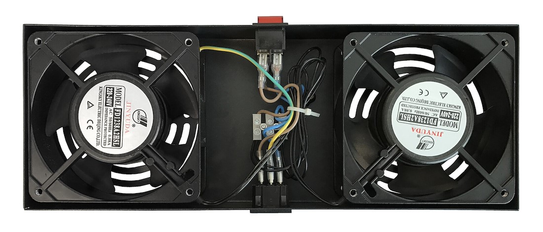Miniatuur van Fan-pakket met 2 ventilatoren en thermostaat geschikt voor alle wandkasten (DS-FT-Wall)