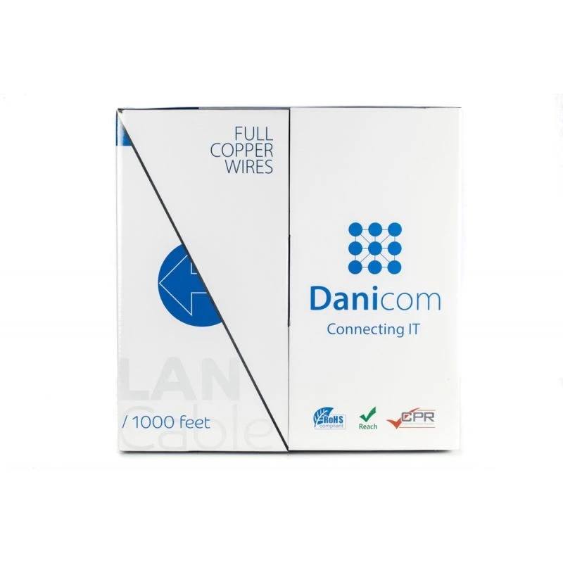 Miniatuur van Danicom CAT6 F/UTP kabel soepel PVC rol van 305 meter - grijs (DC-FTP6-305-FCA)