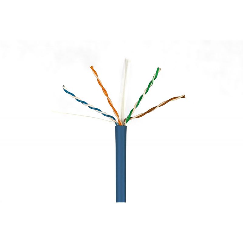Miniatuur van Danicom CAT6 U/UTP kabel stug LSZH rol van 305 meter - blauw (DC-UTP6-305S-ECA)