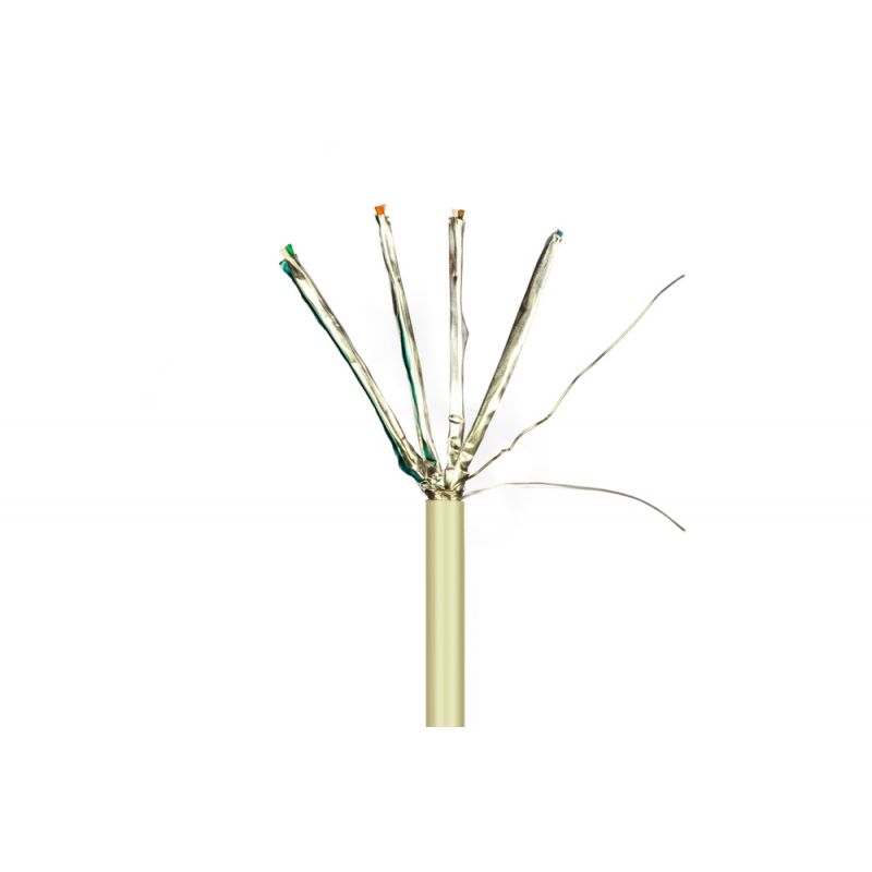 Miniatuur van Danicom CAT6a S/FTP kabel soepel PVC van rol 100 meter - grijs (DC-SFTP6A-100-FCA)